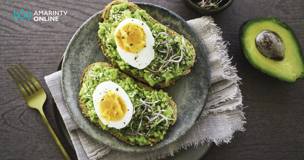 สูตรลับมื้อแรกของวัน "ขนมปังอะโวคาโด-ไข่" ช่วยอิ่มนาน หยุดน้ำตาลแกว่ง