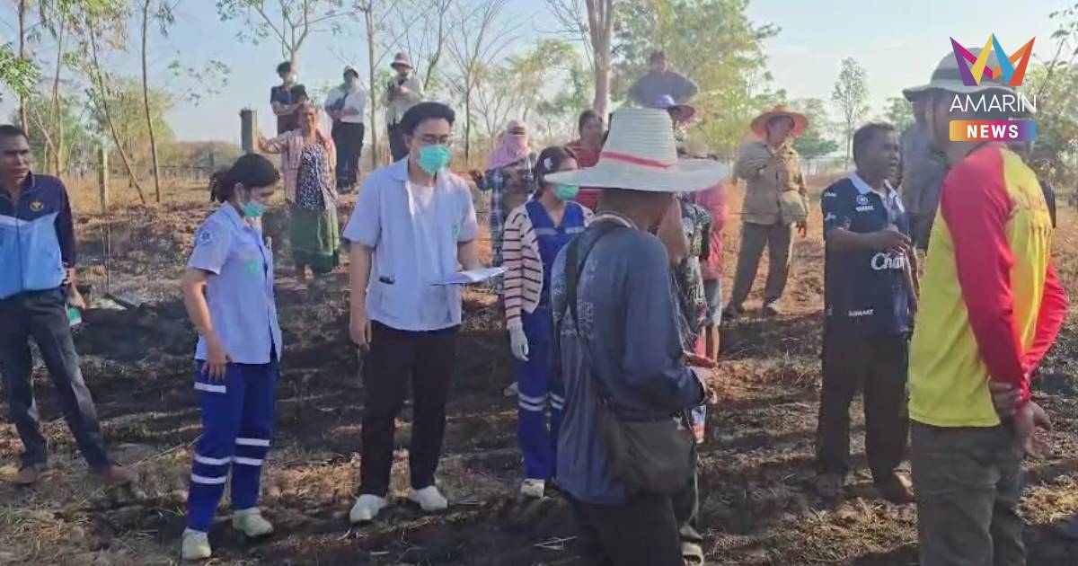 เตือนยังไม่ขาดคำห้ามเผาตอซังข้าวตาแอบเผาคลอกตัวเองดับคาทุ่ง