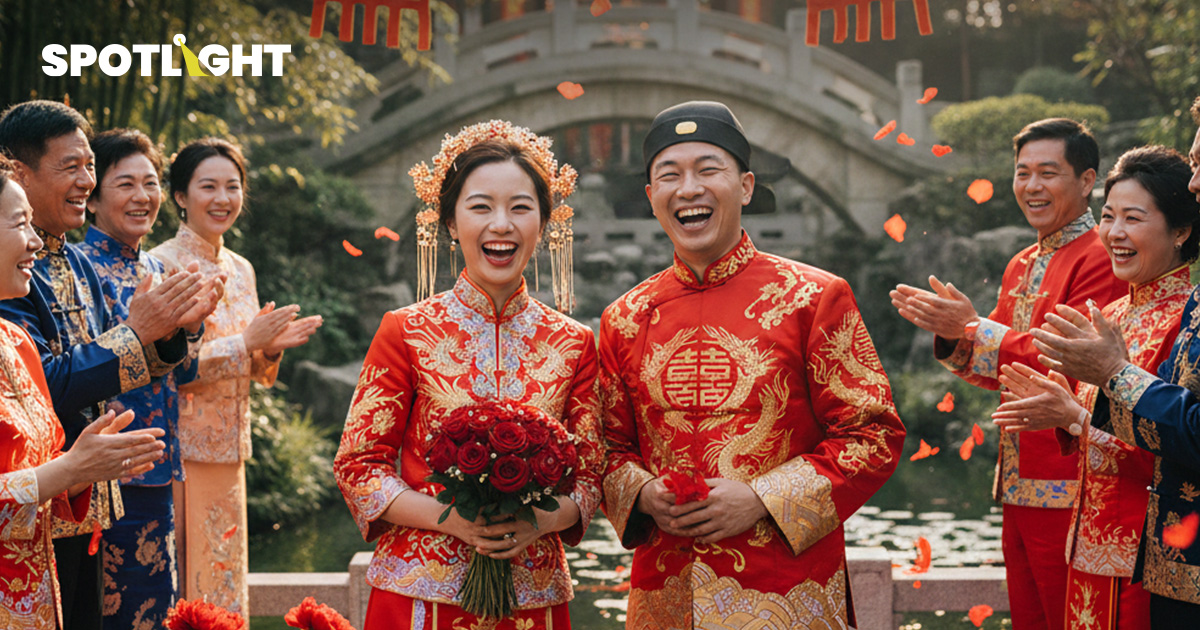 รักสะพัดรับวาเลนไทน์! ยอดแต่งงานจีนพุ่ง 10%  สัญญาณบวกกู้วิกฤตประชากร?