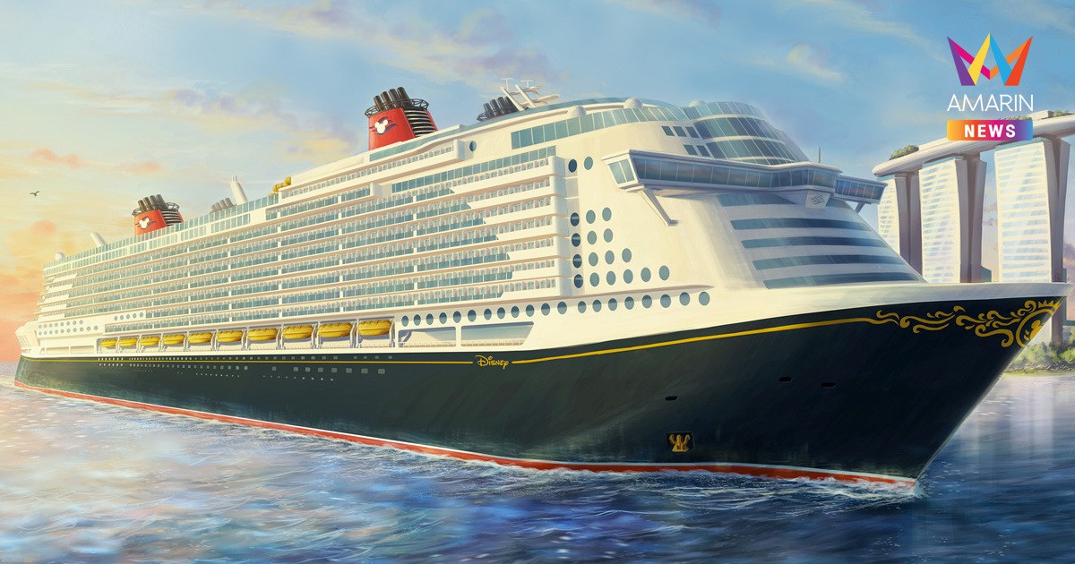 Disney Cruise Line เฉลิมฉลองพิธีเปิดตัวเรือ Disney Adventure อย่างยิ่งใหญ่ตระการตา