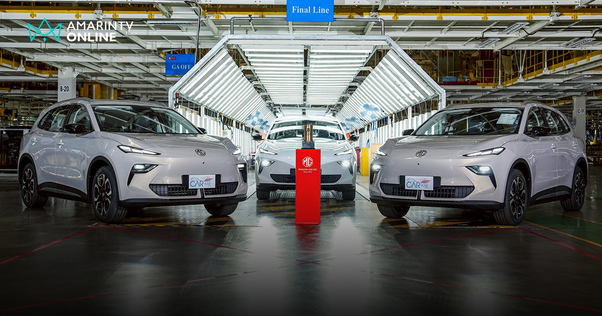 เอ็มจีเผยความสำเร็จ NEW MG S5 EV ยอดขายถล่มทลายกว่า 40,000 คัน