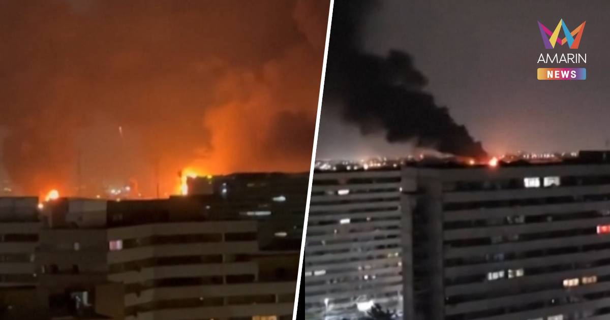 สนามบินเมห์ราบัดถูกถล่มหนัก กลุ่มควันดำปกคลุมน่านฟ้าเตหะราน