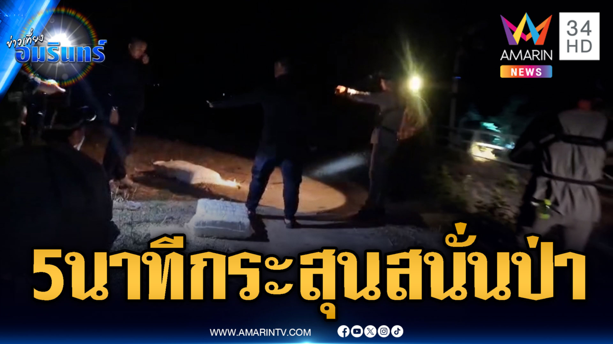 5 นาทีเดือด! ยิงปะทะกองทัพมดขนยา ยึดไอซ์ 240 กก.