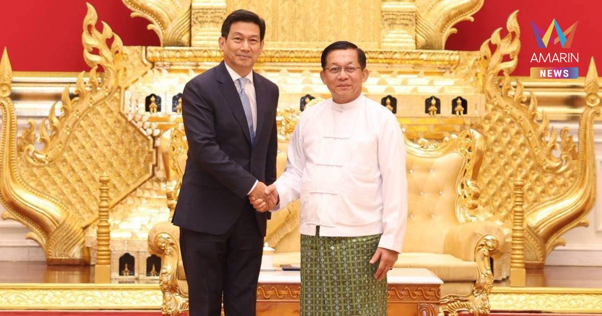 "ปานปรีย์" เข้าเยี่ยมคารวะ "มิน ออง ไลง์" ประธานาธิบดีเมียนมา