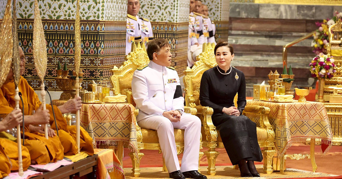 ในหลวง-พระราชินี เสด็จฯไปทรงบำเพ็ญพระราชกุศล พระราชพิธีสงกรานต์ 2569