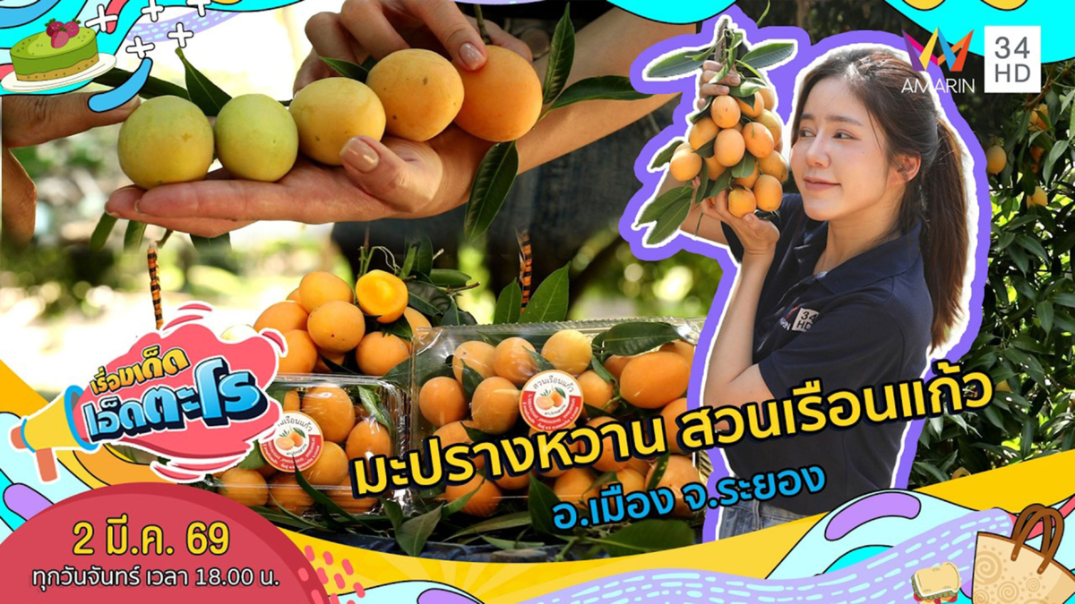 มะปรางหวาน สวนเรือนแก้ว อ.เมือง จ.ระยอง