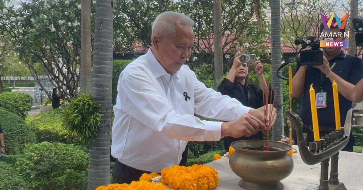 "โสภณ" ไหว้สิ่งศักดิ์สิทธิ์ทำเนียบฯอำลาตำแหน่ง รองนายกฯ บอก ไปลามาไหว้