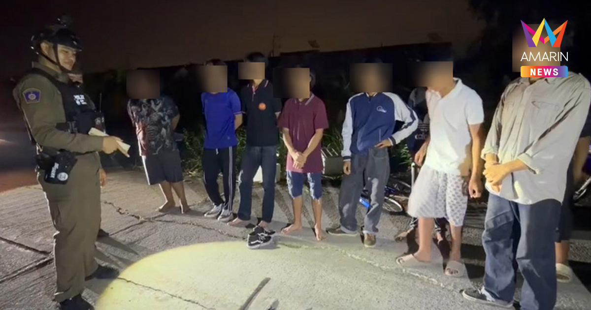 หนีตำรวจลงทุ่งไม่รอด วัยรุ่นอยุธยาเจองู-ปลิง-ยุงรุม สุดท้ายยอมมอบตัว