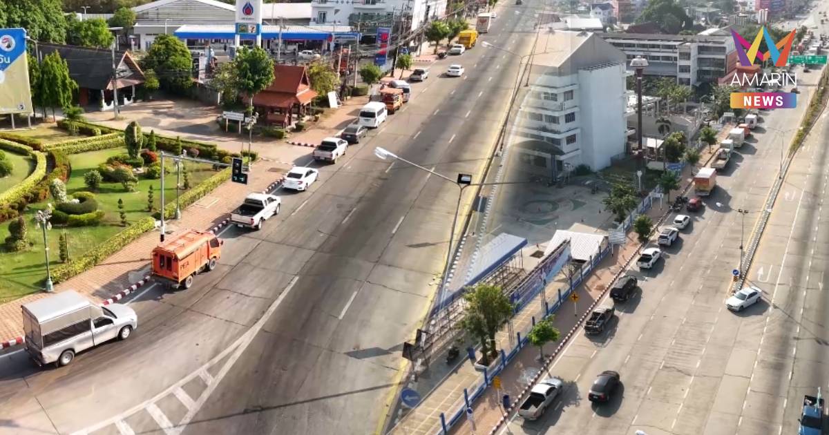 ชาวชัยนาทแห่ต่อคิวเติมน้ำมันหลายกิโลเมตร ภายใน 3 ชม.หมดเกลี้ยง