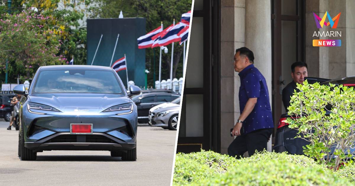 นายกฯนั่งรถไฟฟ้า เข้าปฏิบัติงานทำเนียบไร้ขบวบติดตาม เรียกถกสภาพัฒน์ฯ