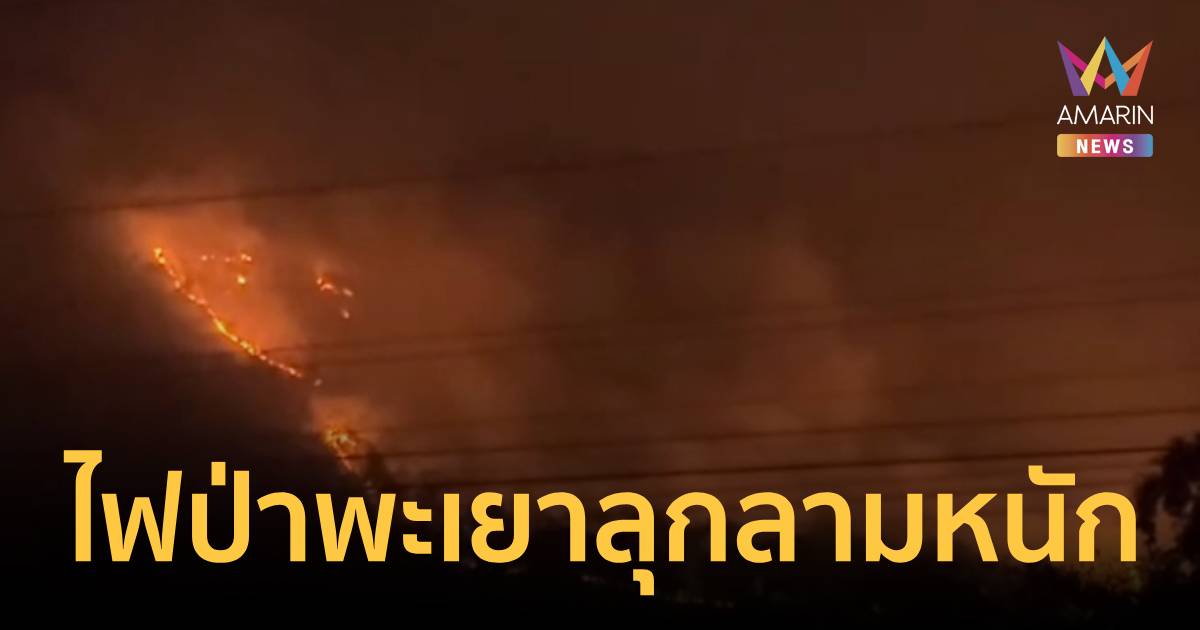 พะเยาวิกฤต! ไฟป่าลุกลาม ค่า PM2.5 พุ่งกระทบหนักทั้งจังหวัด