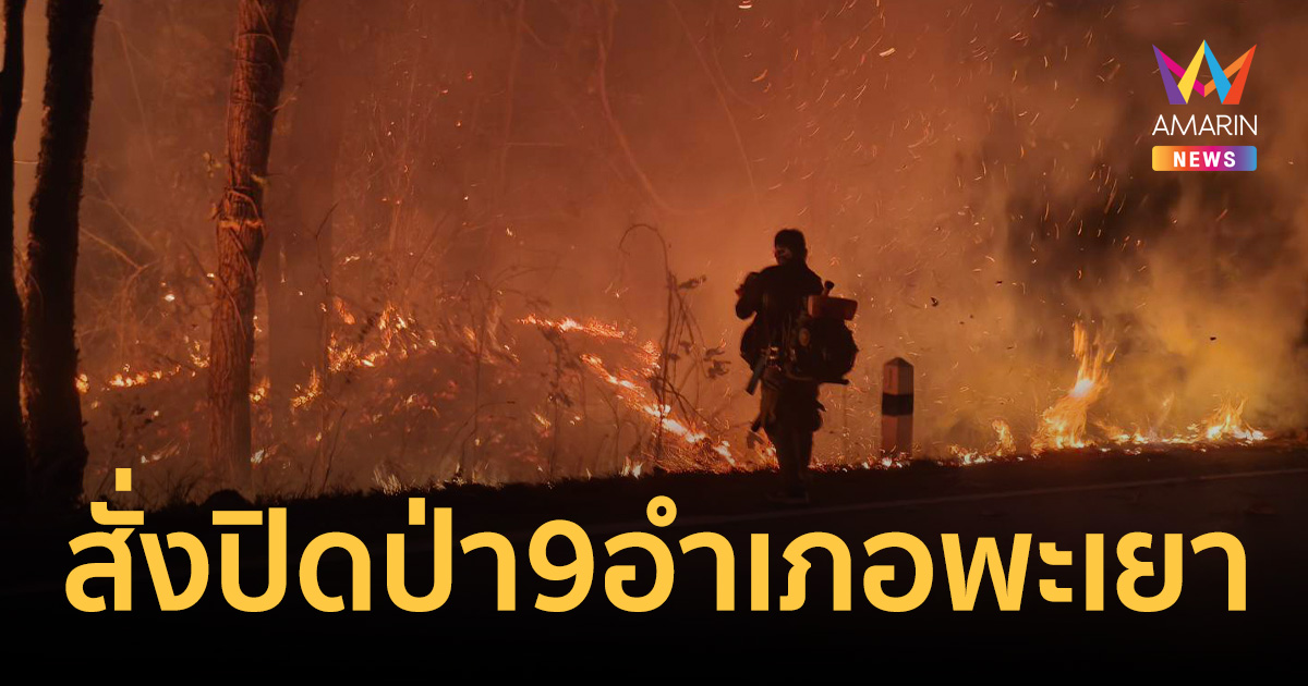 พะเยาวิกฤต! ผู้ว่าฯ สั่งปิดป่า 9 อำเภอ 