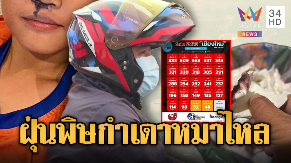 เชียงใหม่ขึ้นที่ 1 เมืองที่อากาศแย่ที่สุดในโลก กำเดาหมาไหล