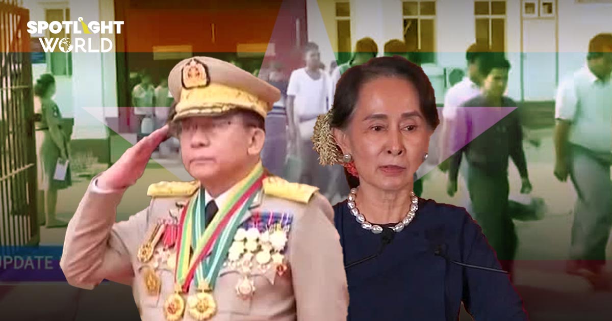 สงครามพังเศรษฐกิจเมียนมา ส่งออกต่ำ น้ำมันขึ้น 50% รัฐชุบตัว ลดโทษซูจี