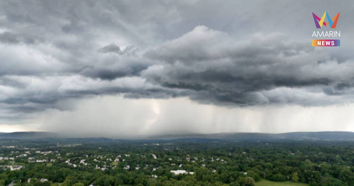กรมอุตุฯ เตือน พายุฤดูร้อน ฉบับ 12 เช็ก 26 จังหวัด เสี่ยงฝนหนัก วันนี้