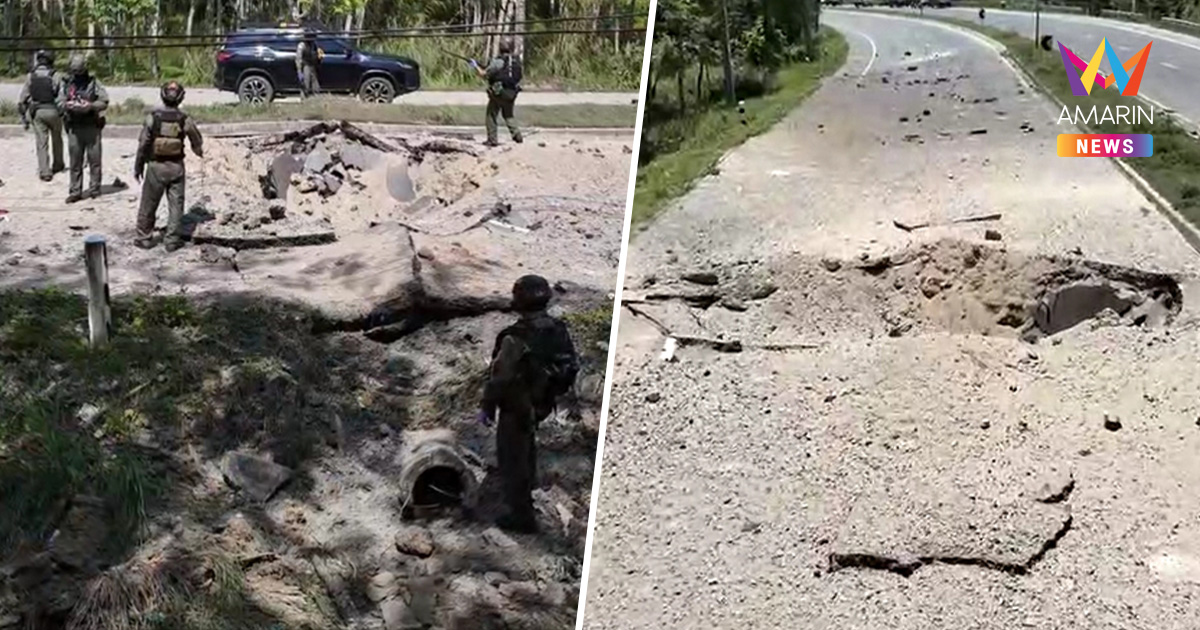 บันนังสตาระอุ! โจรใต้ขุดถนนซุกบึ้ม 80 กิโล ดักสังหารทหารพราน33