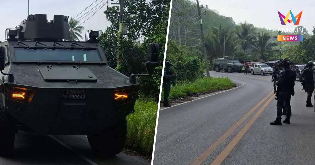 คนร้ายซุ่มยิง ตชด.ยะลา กลางหมู่บ้านจาเราะแป ธารโต เจ็บ 2 นาย