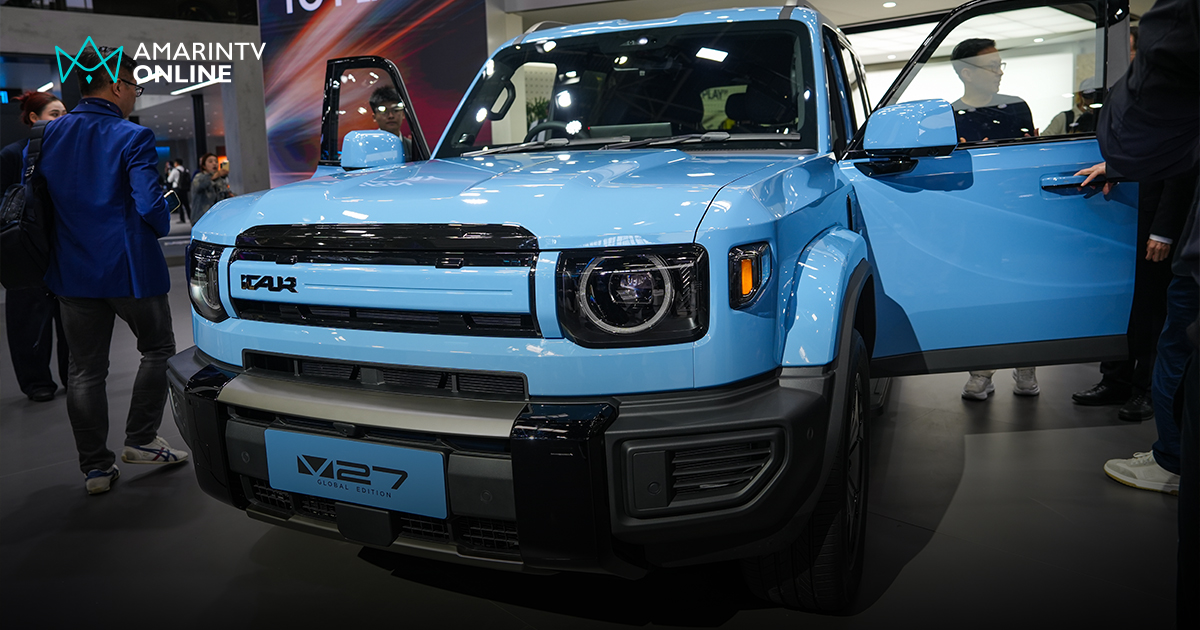 iCar V27 SUV ทรงกล่องขุมพลัง EREV วิ่งไกลกว่าพันกิโลเมตร จ่อคิวเข้าไทย